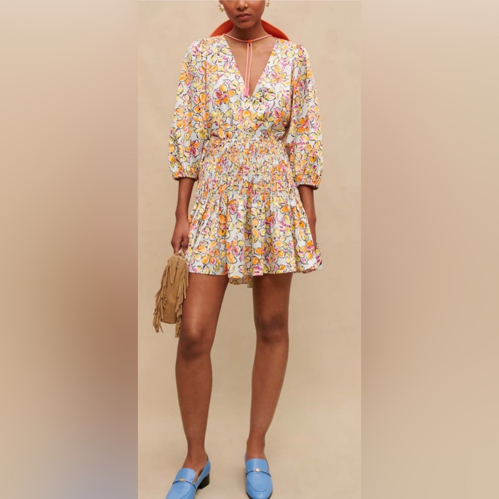 Maje Multicolor Floral Mini Dress